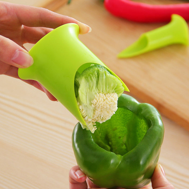 Kingwise Home and Kitchen Accessories New Products Plastic Tomato Chili Pepper Corer Fruit & Vegetable Tools