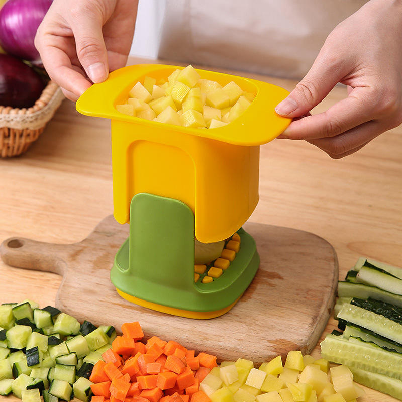 Functional Vegetable Cutter Chopper for Vegetables Home Kitchen Tools Household Hand Pressure Potato Onion Vegetable Cutter