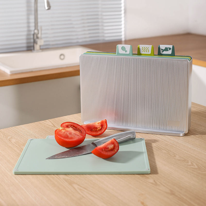 2025 New Products Chopping Slicing Board Plastic 4 in 1 Chopping Board Unique Cutting Board