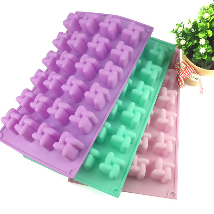 Kingwise Wholesale Large Silicone Cube Mold Creative 24-Cube Ice Tray for Ice Cream Tools Reusable Ice Tray