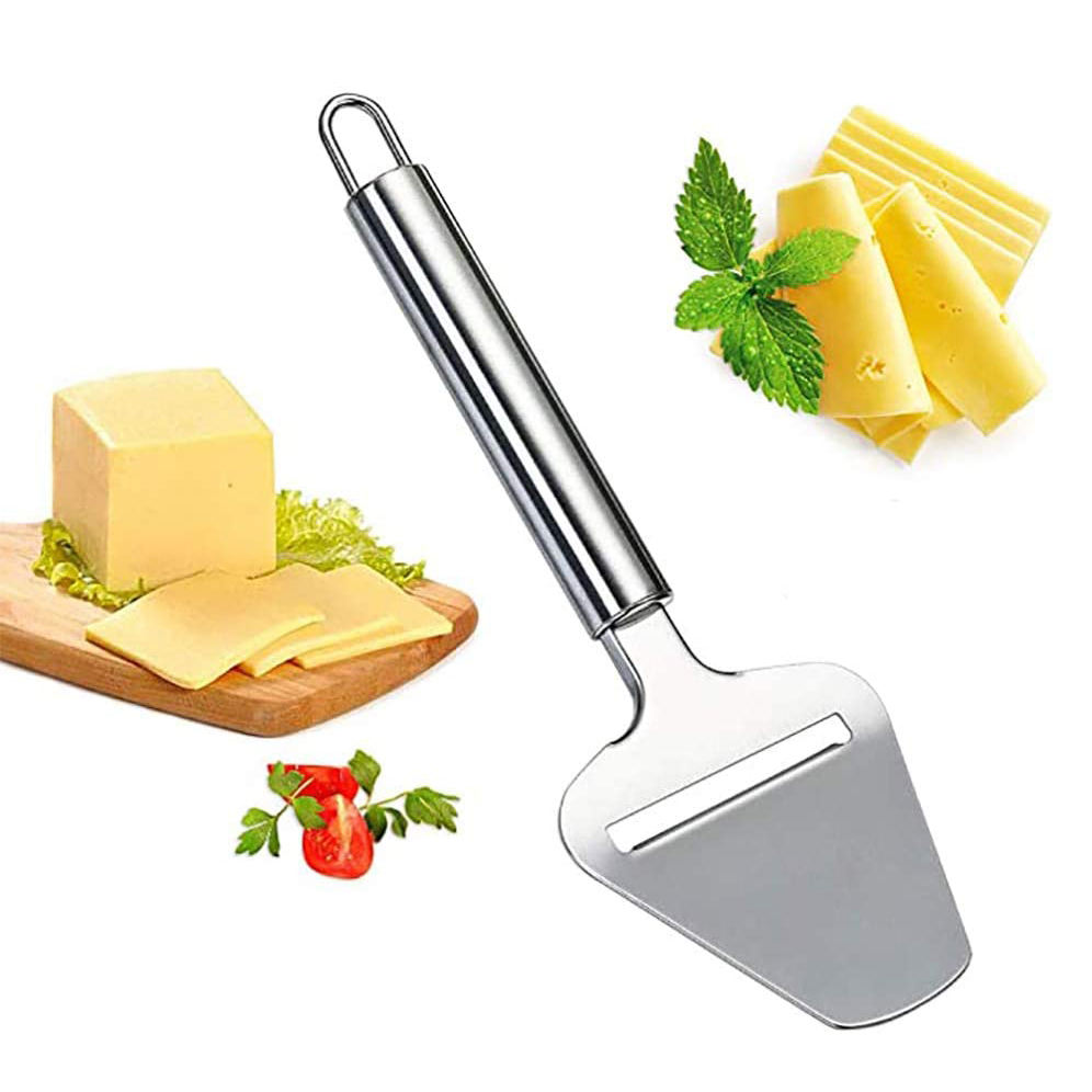Kitchen Gadgets Manual Cheese Peeler Pizza Knife Stainless Steel Cheese Cutting Cheese Slicer with Stainless Steel Handle