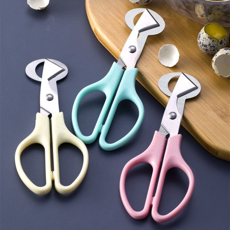 KINGWISE Yangjiang Factory Supply Kitchen Bird Boiled Egg Topper Shell Cutter Stainless Steel Quail Egg Scissor