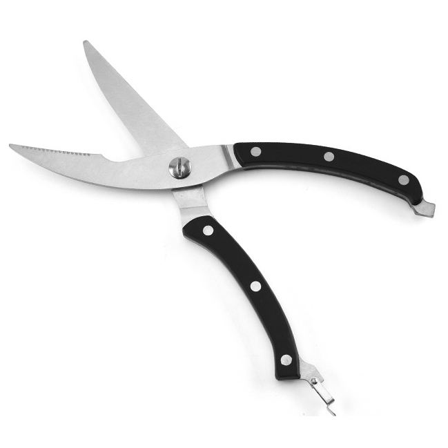KINGWISE Custom Multi-Purpose Stainless Steel Kitchen Scissors High Quality BBQ Poultry Shear Seafood Meat Scissor Accessories