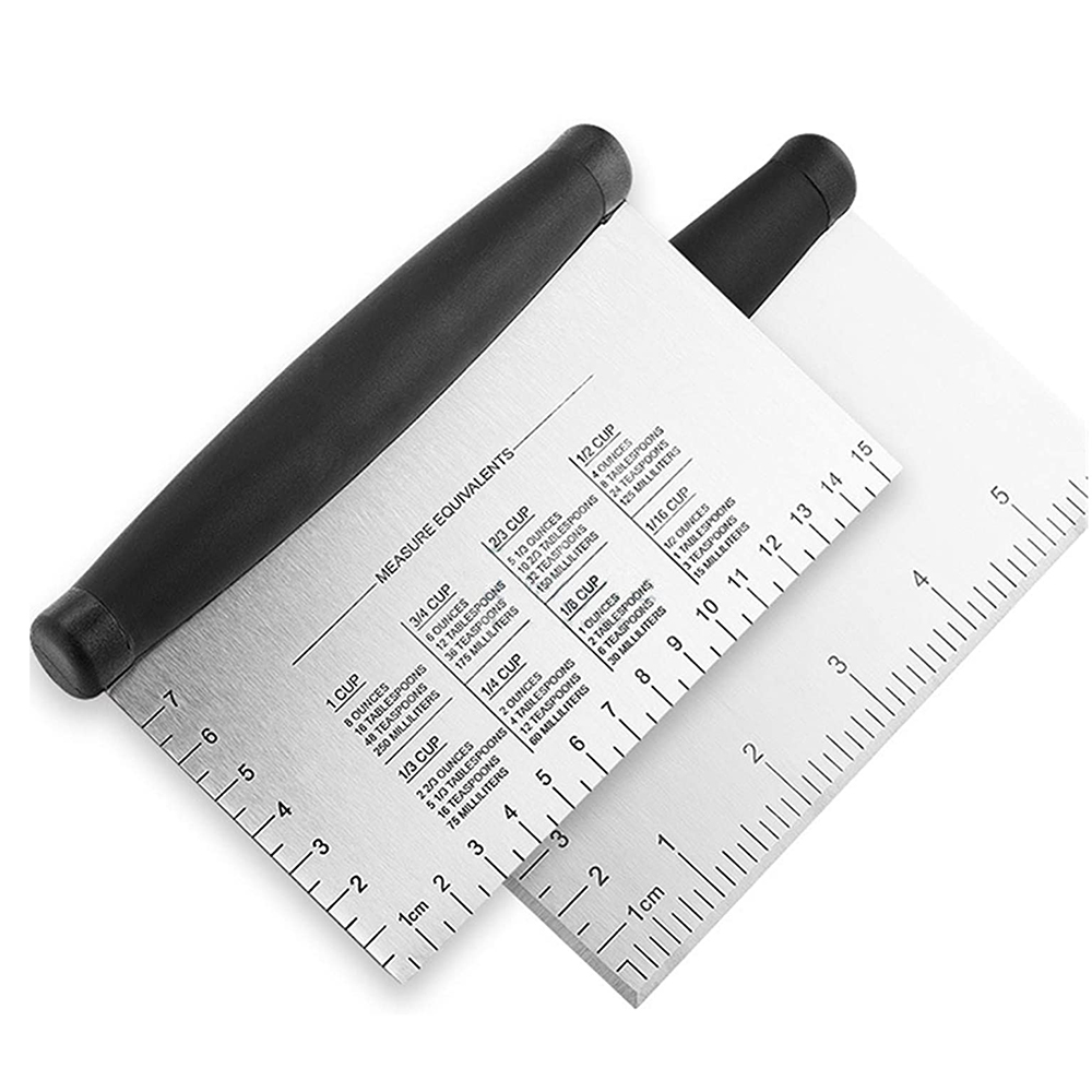 Kingwise New Product Ideas Popular Home & Kitchen Pastry Baking Tools Multi Purpose Stainless Steel Cake Dough Scraper