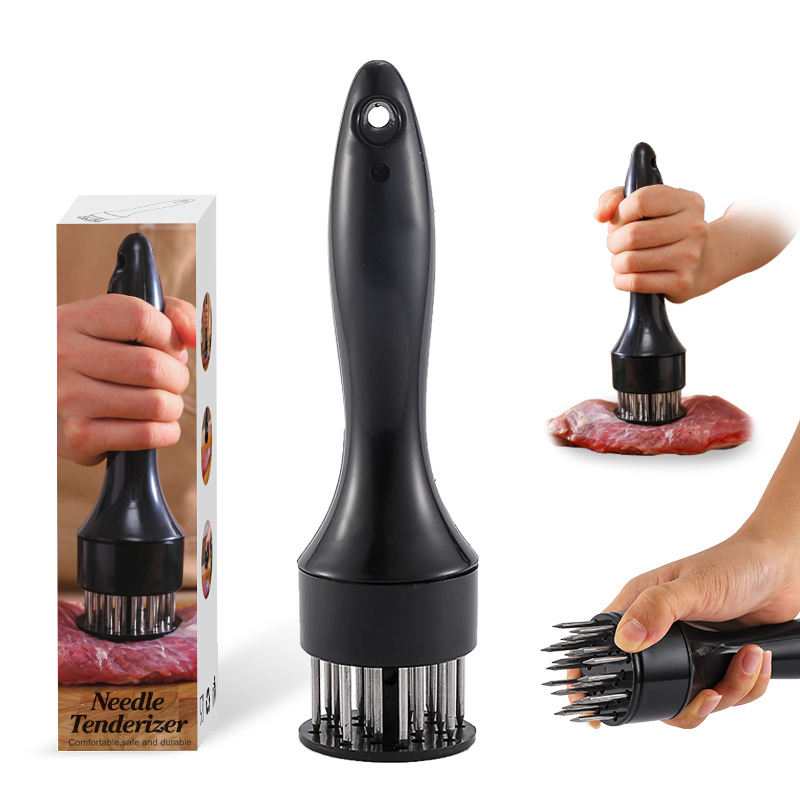 Kingwise Kitchen Products Accessories Professional Meat Needle 21/24 Stainless Steel Blades Manual Meat Tenderizer
