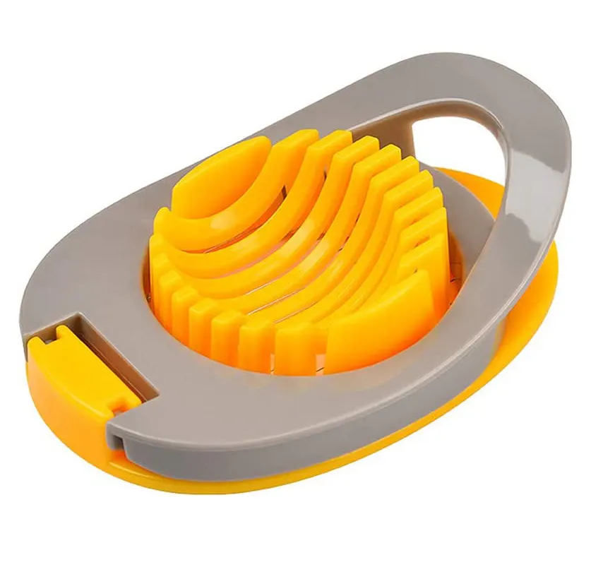 Kingwise Manual Stainless Steel Egg Slicer Cutter Eco-Friendly Dishwasher Safe Freezer Safe Home Kitchen Gadget Tool