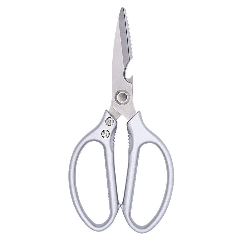 Kingwise Hot Selling Stainless Steel Kitchen Scissors with Multi-Purpose Aluminium Alloy Handle Multifunctional Cutting Tool
