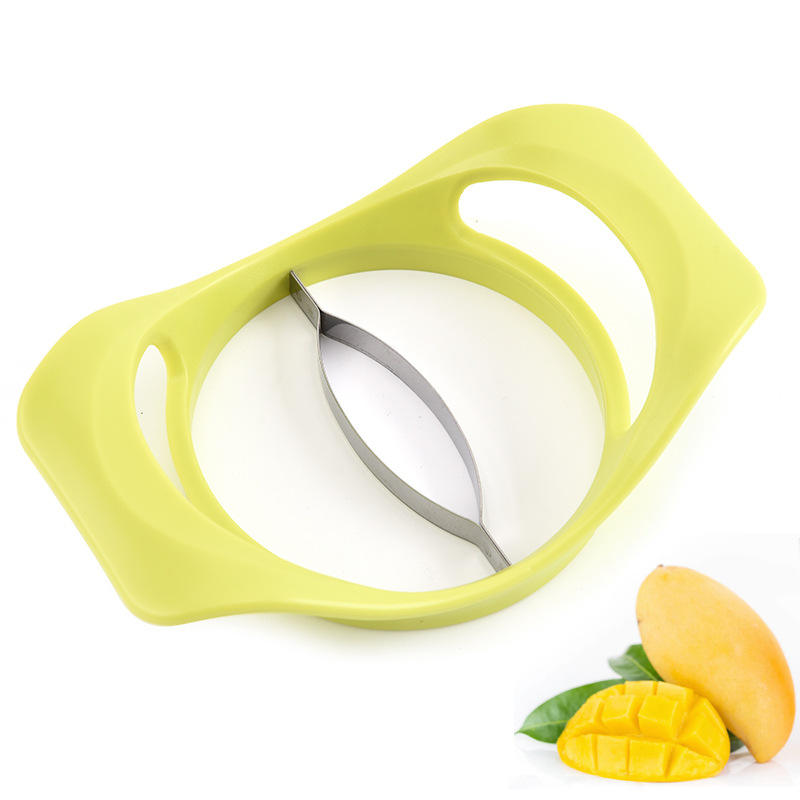 Kingwise Hot Sale Convenient Fruit Cutting Tool Handheld Mango Seed Remover Machine Stainless Steel Blade Mango Corer Slicer