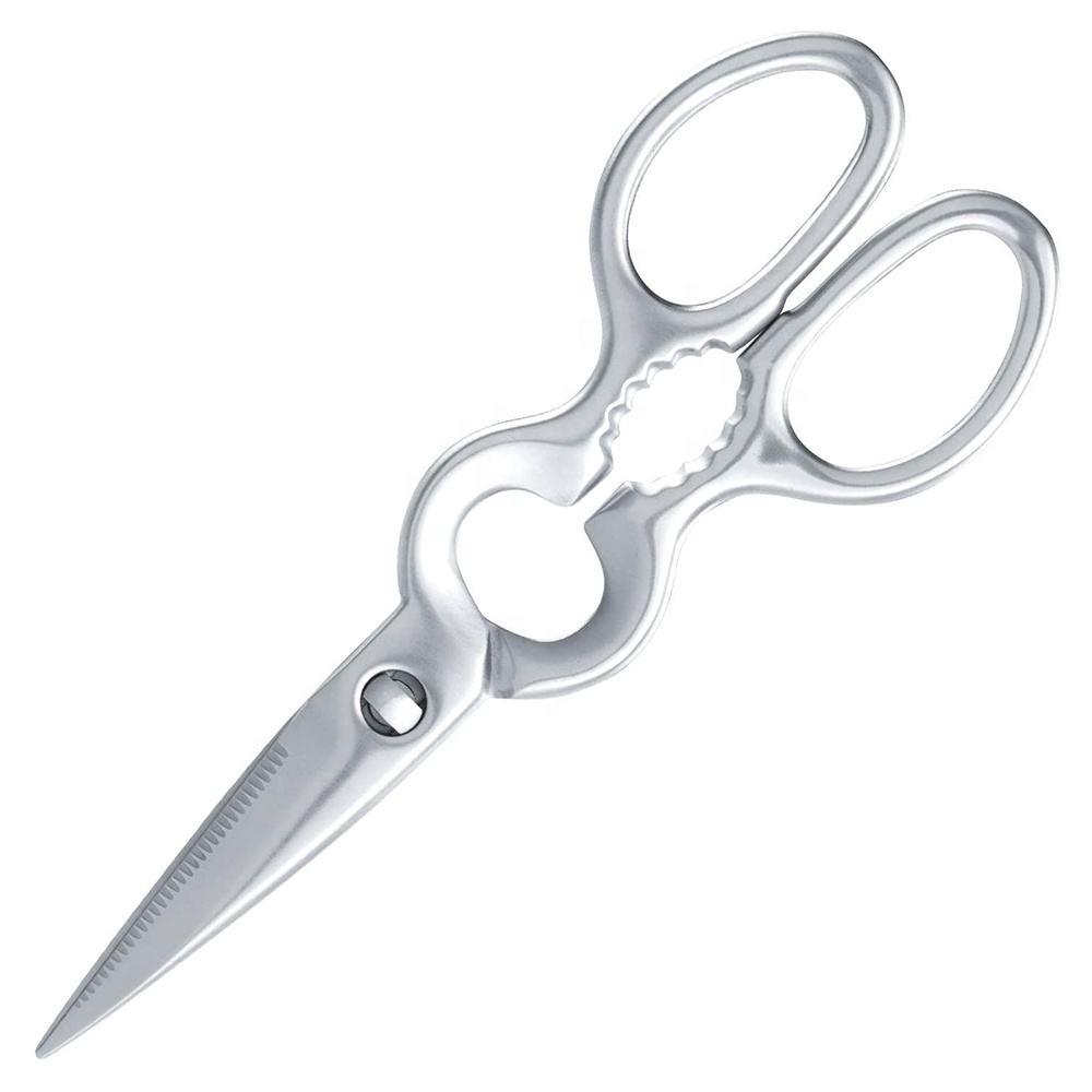 Kingwise 8 Inch Kitchen Scissors Wholesale German Stainless Steel Multi-Functional Food Scissor Aluminum Alloy Kitchen