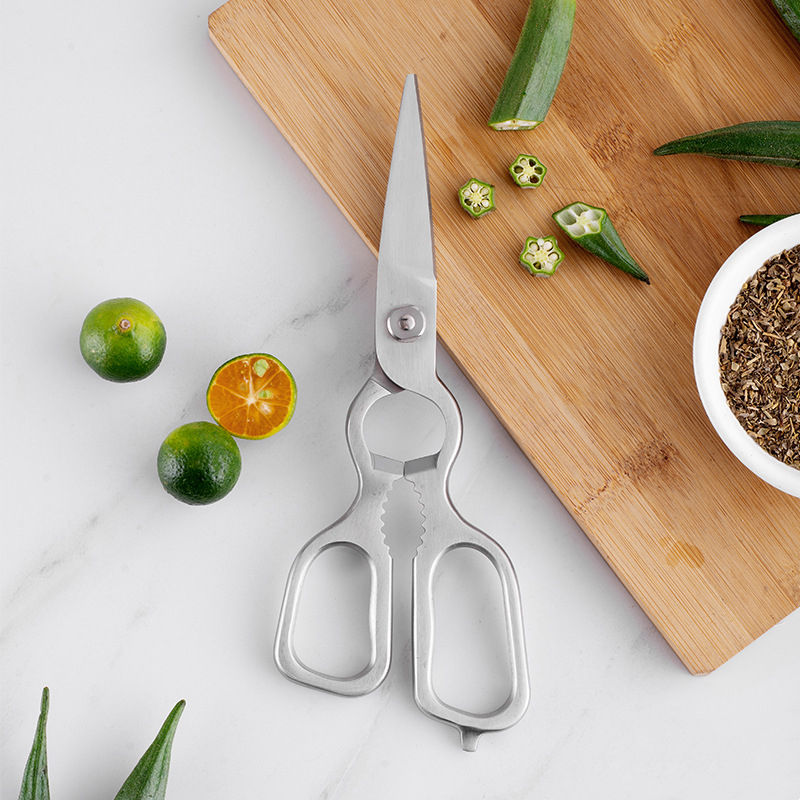 KINGWISE 9 Inch Premium Stainless Steel Heavy Duty Eco-Friendly Kitchen Scissor Pull-Apart Poultry Shears