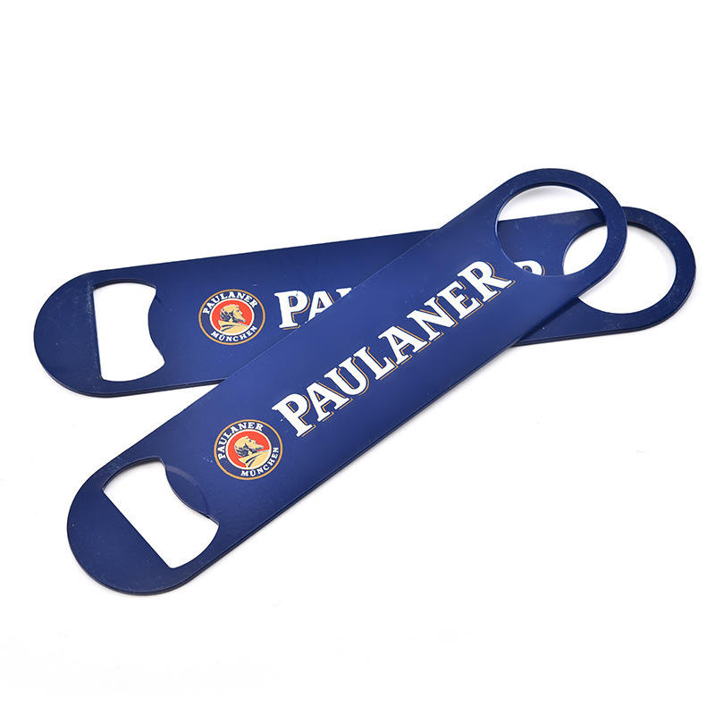 Kingwise Stainless Steel Eco-Friendly Dishwasher Safe Portable Handle Juice Beer Bottle Opener Keychain Personalized OEM Logo