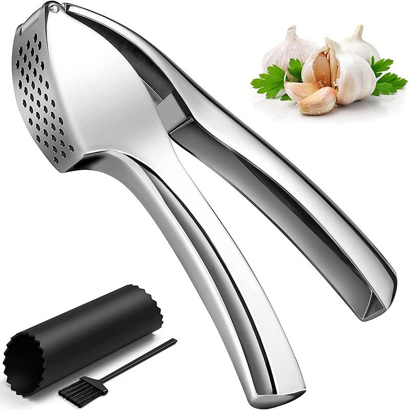 Home Products Accessories New Trend 2025 Zinc Alloy Press Garlic Masher Manual Chopper Garlic Crusher