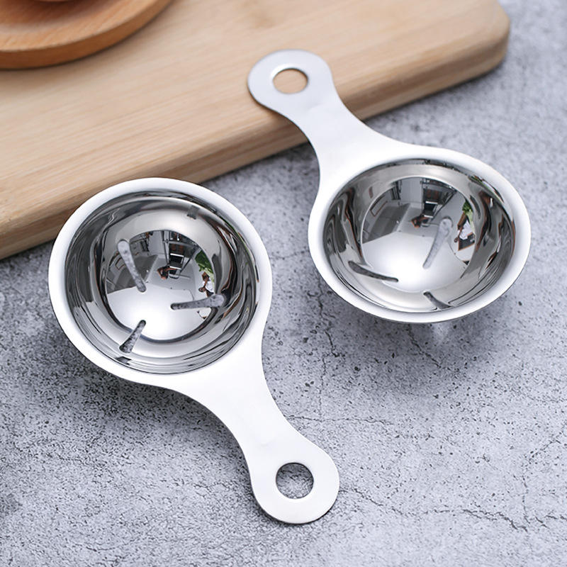 Kingwise Custom Kitchen Accessories Separador De Yemas De Huevo Egg Yolk Egg White Separator Stainless Steel Egg Separator