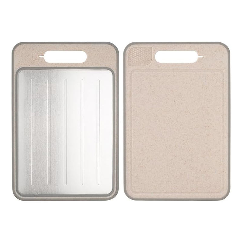 Kitchen Multi Functional Fast Defrosting Tray 4 in 1 Premium Aluminum Defrosting Plate Cutting Boards for Quick Frozen Meat