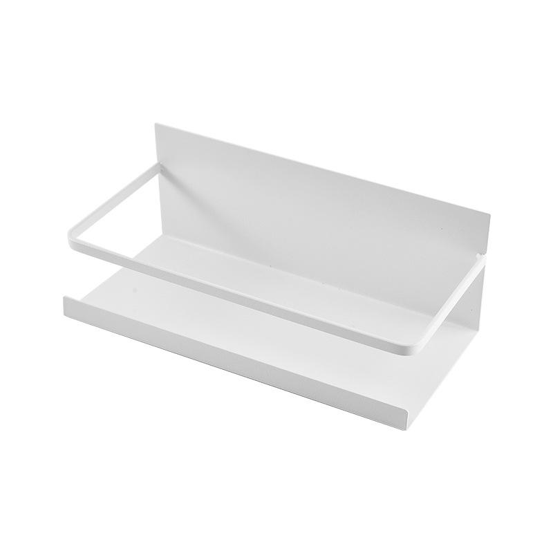 Kingwise Multifunctional Hanging Organizer Rack Space-Saving Magnetic Storage Holder for Bathroom or Kitchen Shelf Use