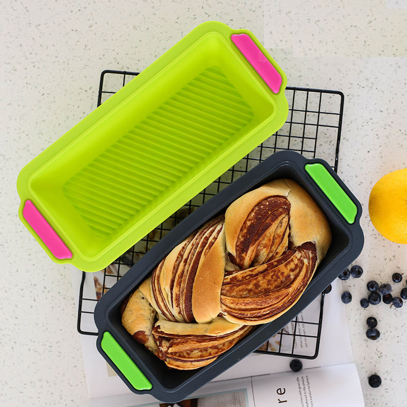 Kingwise High Quality Non-Stick Silicone Toast Mold Rectangular Homemade Cake Bread Meatloaf Baking Mold Baking Pastry Tools