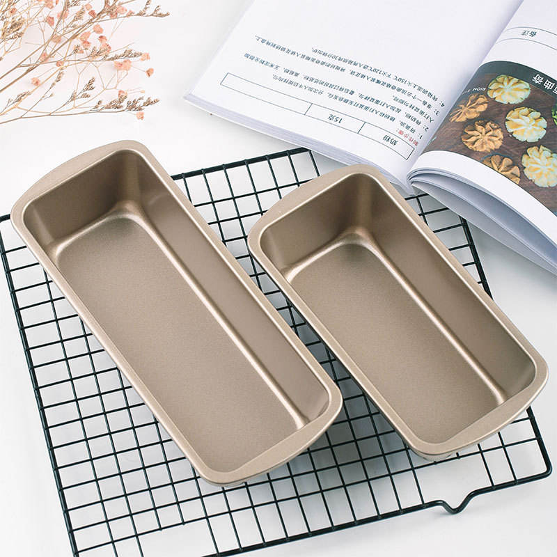 Kingwise Rectangle Non-Stick Bread Toast Mould Loaf Pans Carbon Steel Baking Cake Mold for Kitchen Tool for Baking Toasting