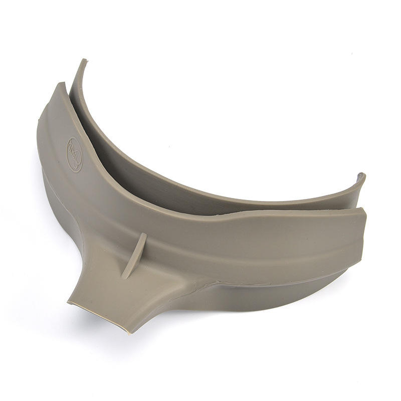 Kingwise Wholesale Kitchen Gadgets Mouth Edge Silicone Pour Soup Funnel Anti-Spill Deflector Bowls Pots Colanders Strainers