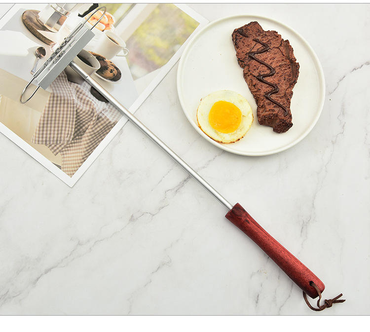 Embossed Seal Logo Hot Bread Food Barbecue Metal Brand Stamping Tools Changeable Letters Wood Handle Custom Branding Iron Stamp