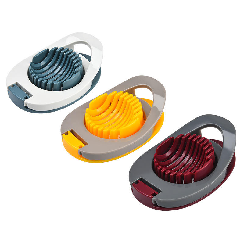 Modern Kitchen Accessories Stainless Steel Wire Egg Snipper and Quail Boiled Egg Divider 8 Blades Manual Kiwi Fruit Cutter