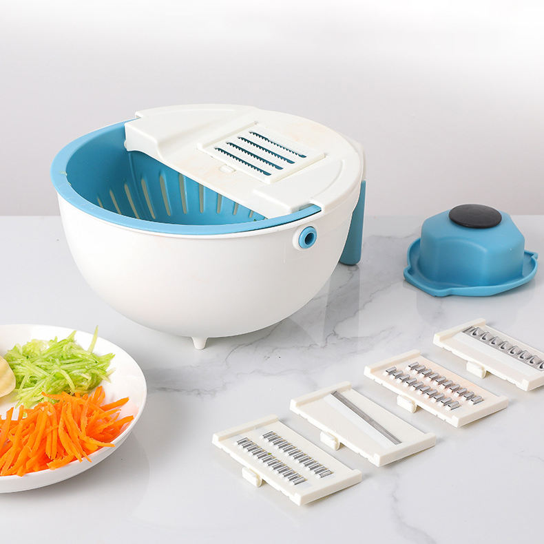 Kingwise Kitchen Gadgets New Arrival Cortador De Verduras 9 in 1 Vegetable Chopper Slicer Fruit Vegetable Tools