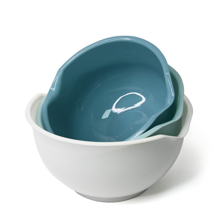 Home and Kitchen Accessories House Hold Products Salad Mixing Bowls Plastic Salad Bowl Set