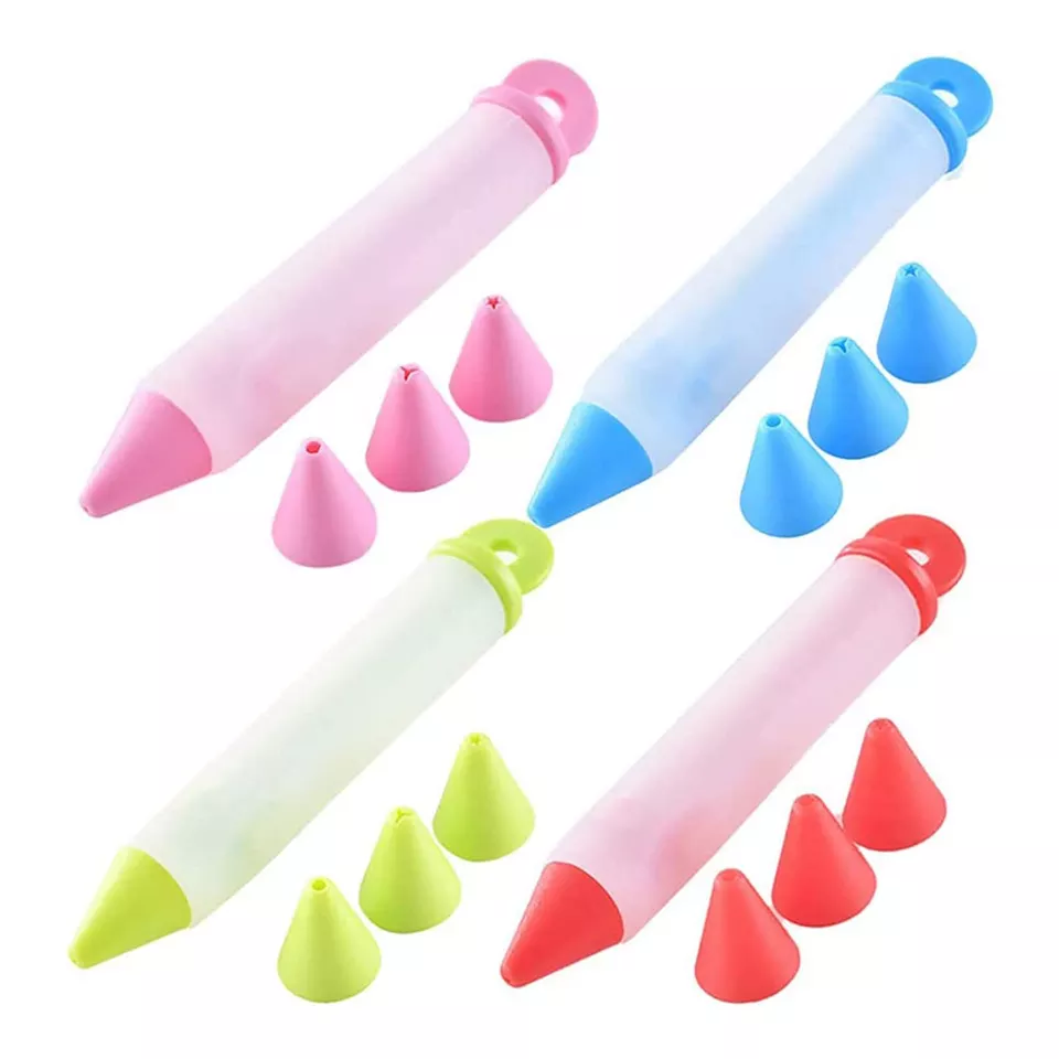 Kingwise Stainless Steel Dessert Decorators Eco-Friendly Dishwasher Safe Piping Tips for Baking