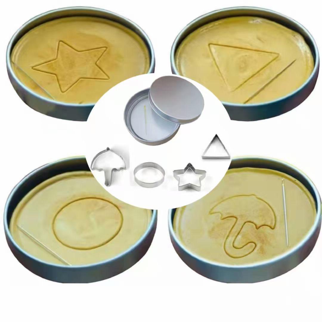 Kingwise Wholesale Hot Korean TV DIY Baking Desserts Tools 4-Piece Set Stainless Steel Eco-Friendly Sugar Chocolate Cake Cookie