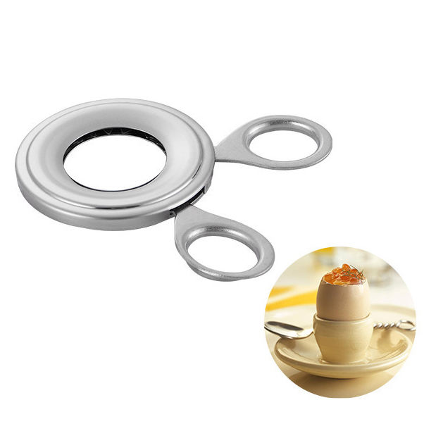 Kingwise Professional Kitchen Chef Stainless Steel Egg Tools Eggshell Scissors Cutter Topper Cracker