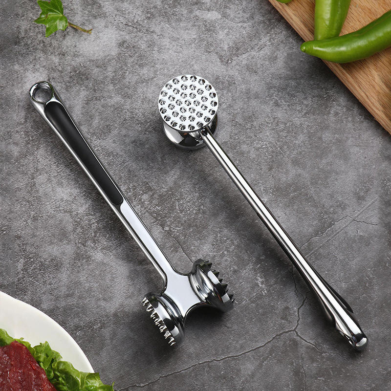 Kingwise Kitchen Products Manufacture Restaurant Kitchen Cooking Tool Zinc Alloy Professional Meat Tenderizer Hammer