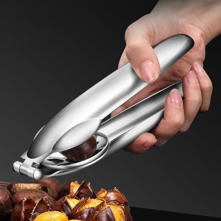 Top Selling Products 2025 Kitchen Tools Gadgets 304 Stainless Steel Nut Cracker for Walnuts Hand Cracker Chestnut Clip