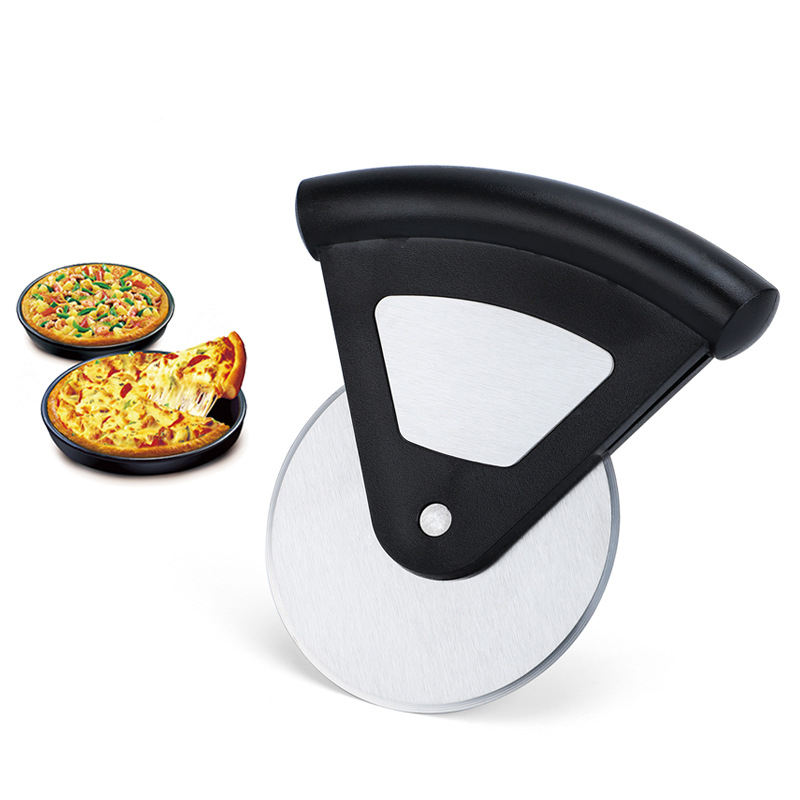 Kingwise Wholesale Super Sharp Stainless Steel Pizza Cutter Wheel Protective Blade Guard Cheese Tools