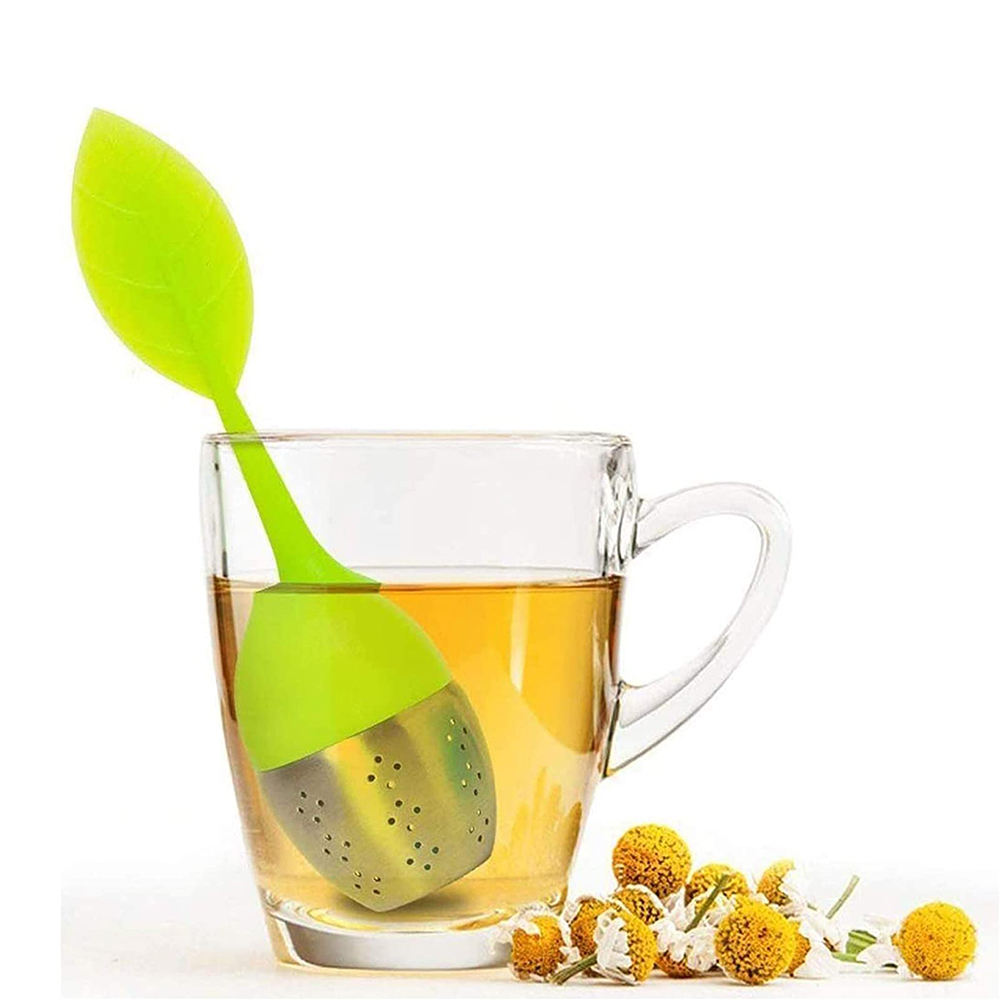 Kingwise Custom Private Branding Smart Kitchen Gadgets Stainless Steel Tea Ball Infuser with Silicone Handle