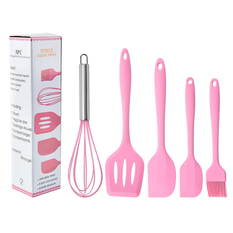 Kingwise Kitchen Utensils Silicone Cookware Set Modern Durable Tools New Fashion Custom Chinese Supplier's Stocked Spatula