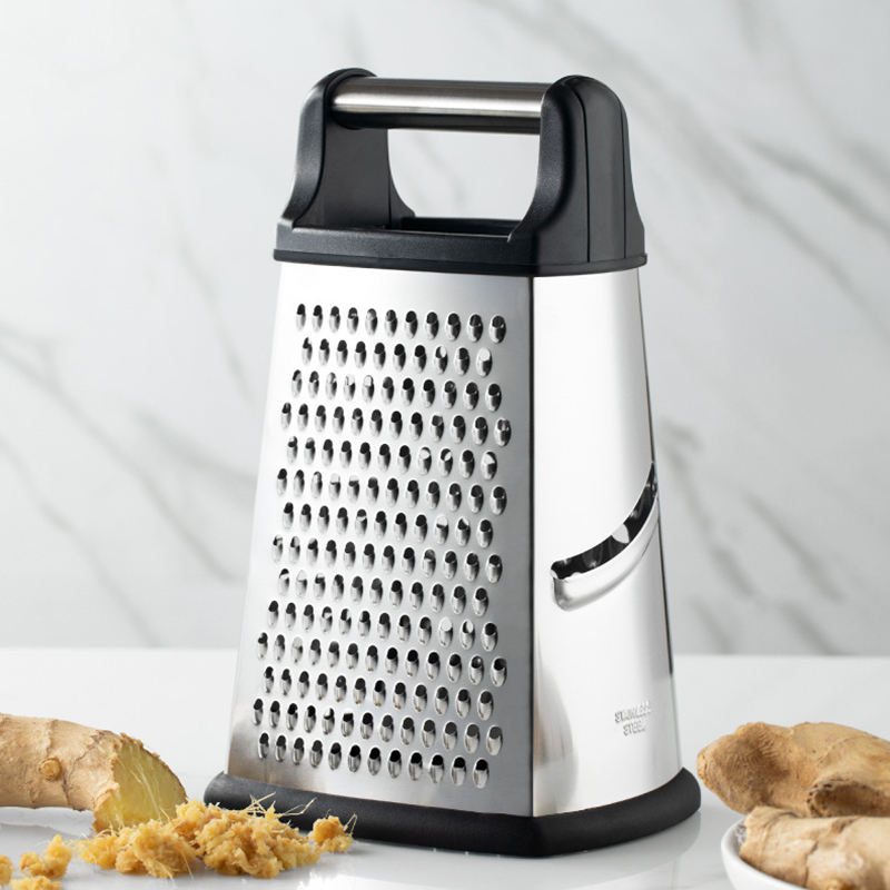 Kingwise Safe Manual Stainless Steel Multi-Functional Vegetable Cutter 4 in 1 Multipurpose Vegetables Kitchen Grater