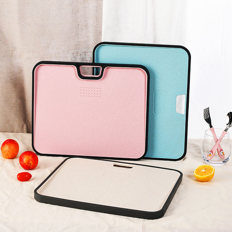 Kingwise Double-Sided Plastic Cutting Board Professional Kitchen Gadget for Food Vegetable Fruit Chopping New Arrival