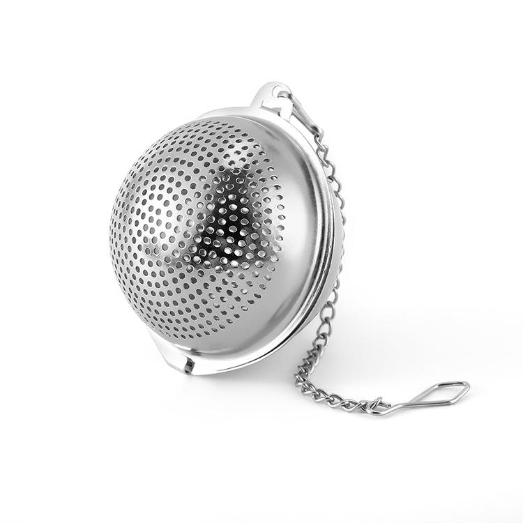 Kingwise 304 Stainless Steel Mesh Tea Ball Strainer Home Kitchen Tool Wholesale Infuser for Loose Leaf Tea Metal Filter Teaainer