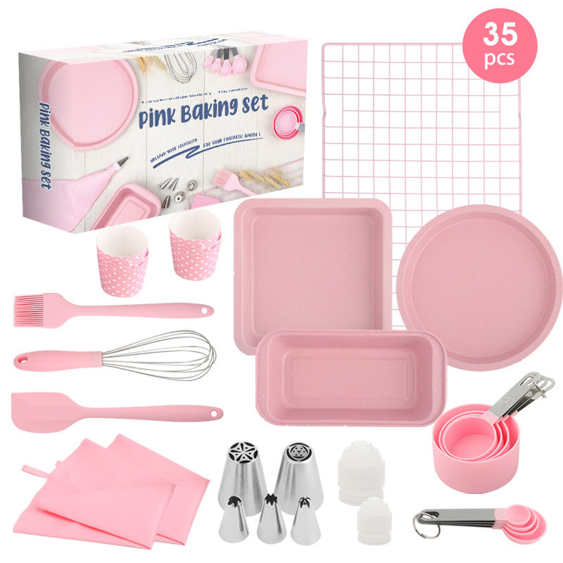 Kingwise Custom Bakeware Decorating Set Metal Irregular Shape Cake Tool Kitchen Tabletop Baking Toasting >20 Pieces Eco-Friendly