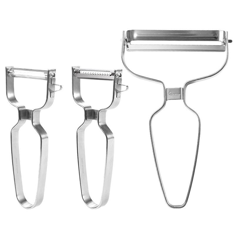 Kitchen Gadgets Pelador De Papa Multi Functional Fruit Vegetable Veggie Julienne Carrot Potato Stainless Steel Swivel Peeler