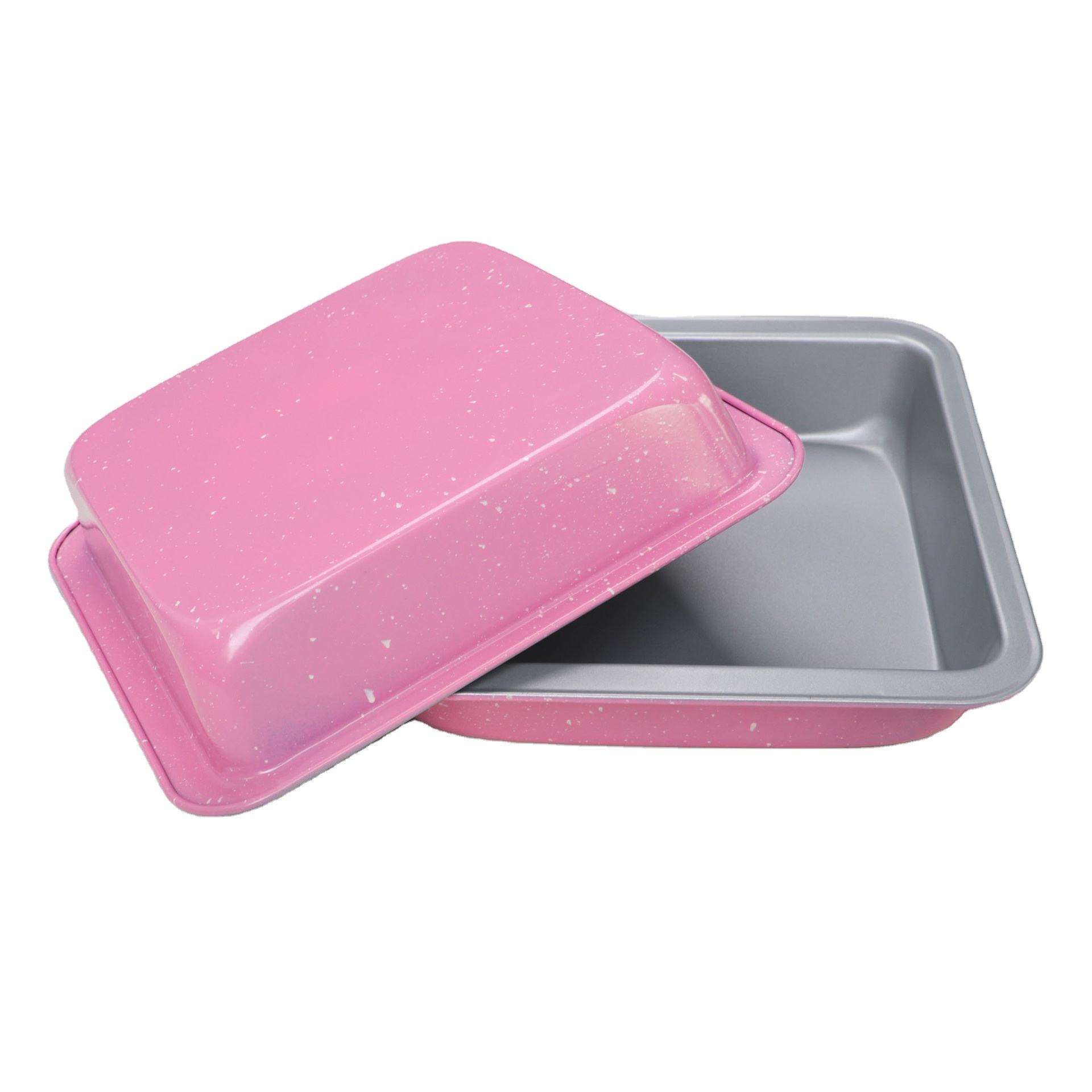 Kingwise Eco-Friendly Metal Square Bread Pan with Multi-Layer Coating Non-Stick Dishwasher Safe Baking Pan