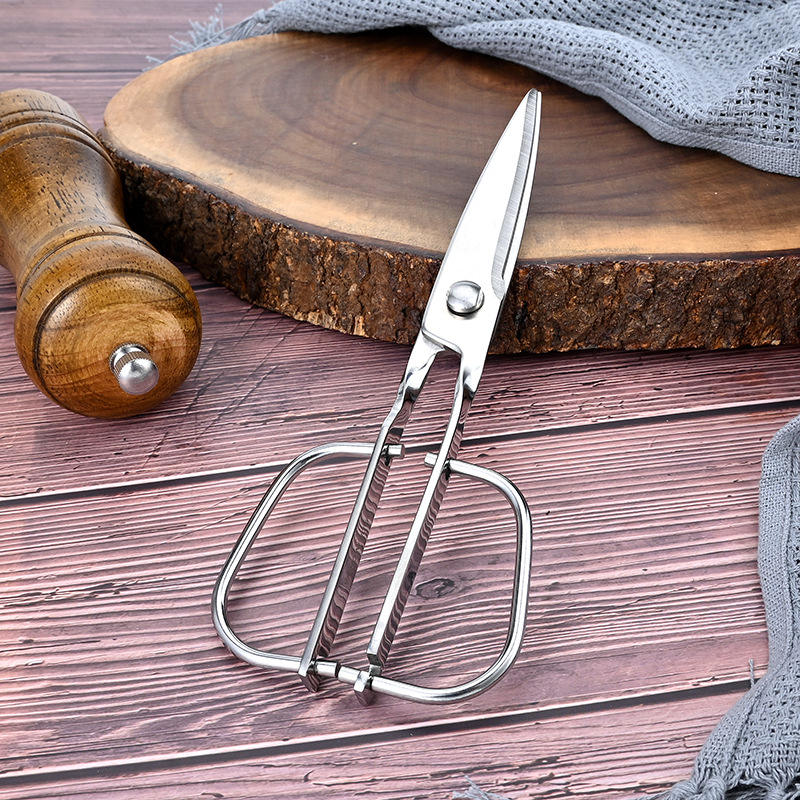 Kingwise Eco-Friendly Stainless Steel 9 Inch Multifunctional Kitchen Scissors Dishwasher Safe