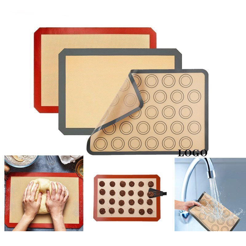 Kingwise Extra Thick Large Silicone Pastry Baking Mat Non-Stick Counter Dough Rolling Mat Oven Liner Plastic Cake Tools Rubber