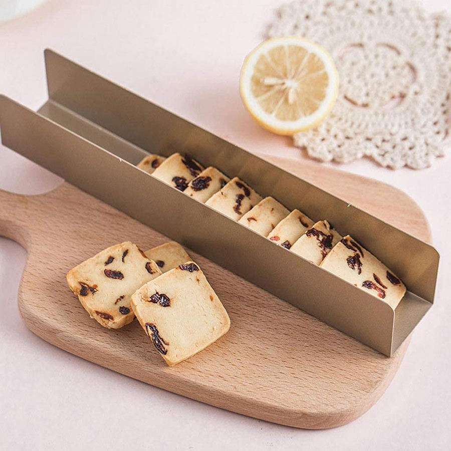 Kingwise Home Kitchen Non Stick Carbon Steel Rectangle Baking Mold Golden Cranberry Cookies Biscuit Bread Eco-Friendly Oven Safe